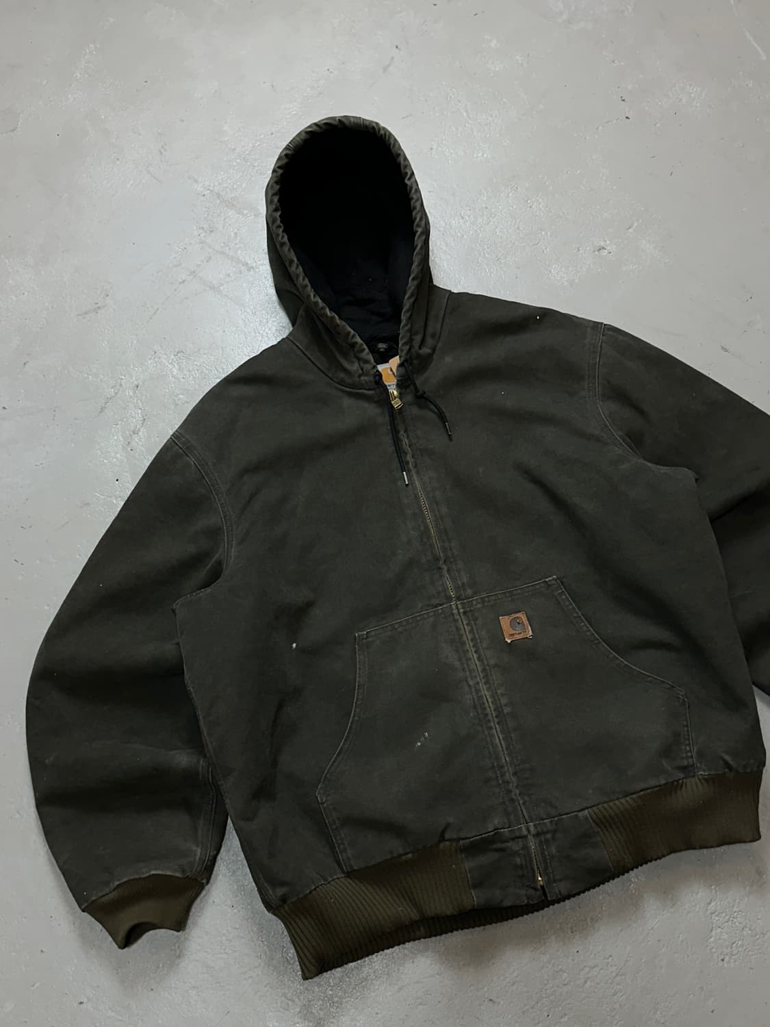 OG 칼하트 J130 액티브 자켓 MOS 칼하트 모스그린 자켓 상품이미지5