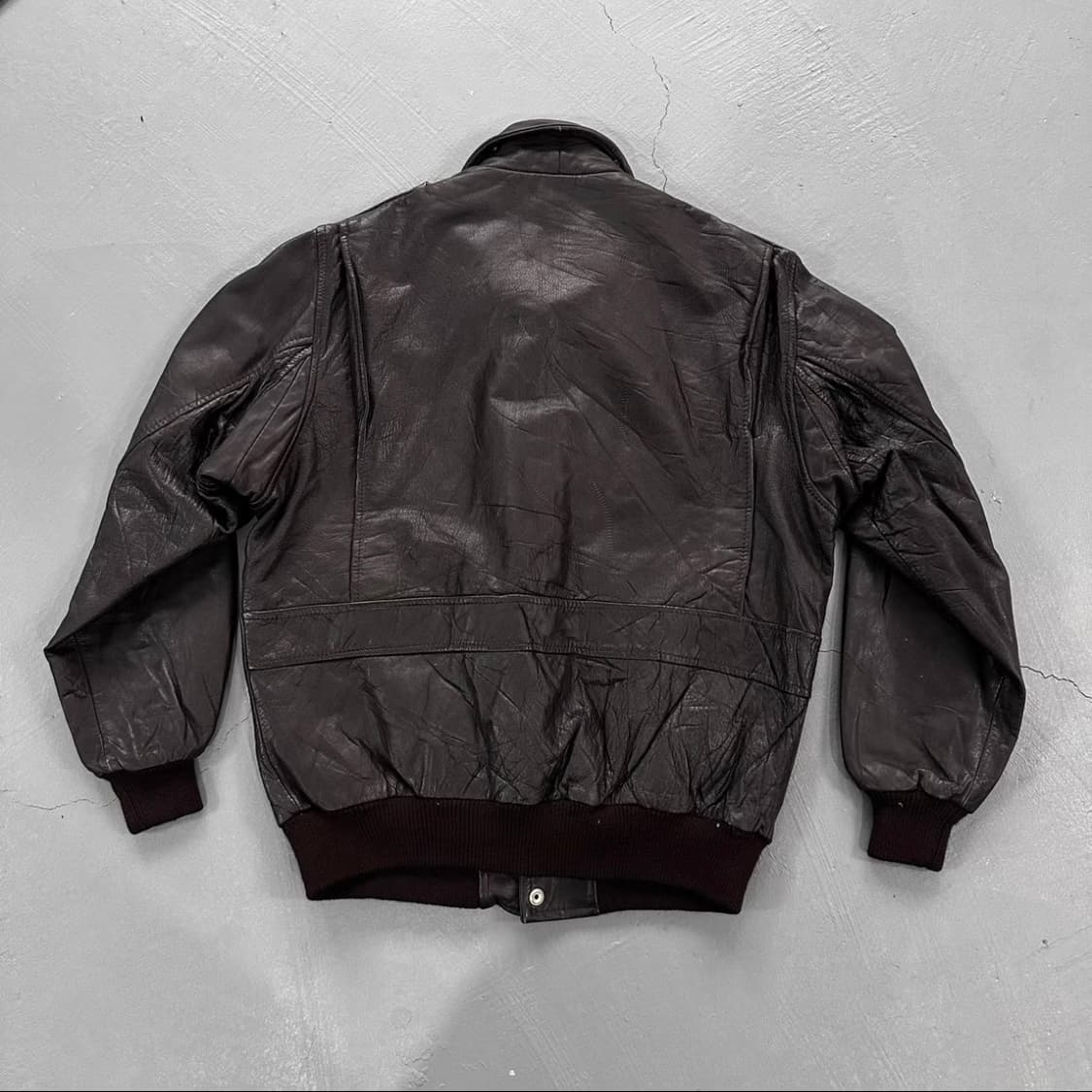 Vintage 일본 빈티지 G-1 타입 리얼 레더 플라이트 자켓 상품이미지3