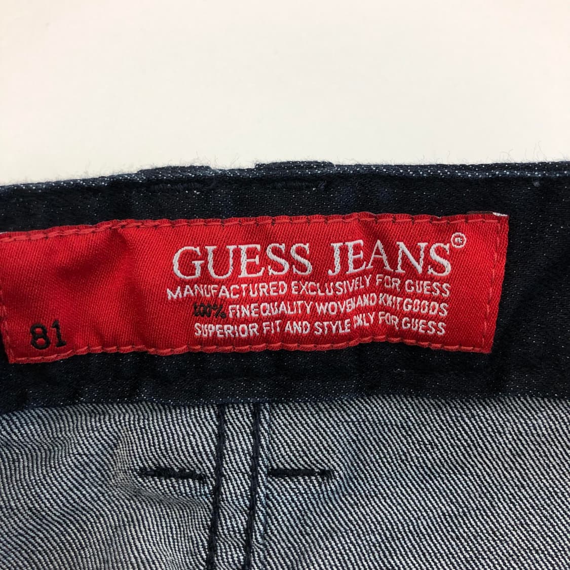 게스 은장 스틸로고 부츠컷데님진 여성 30 인치 상품이미지5