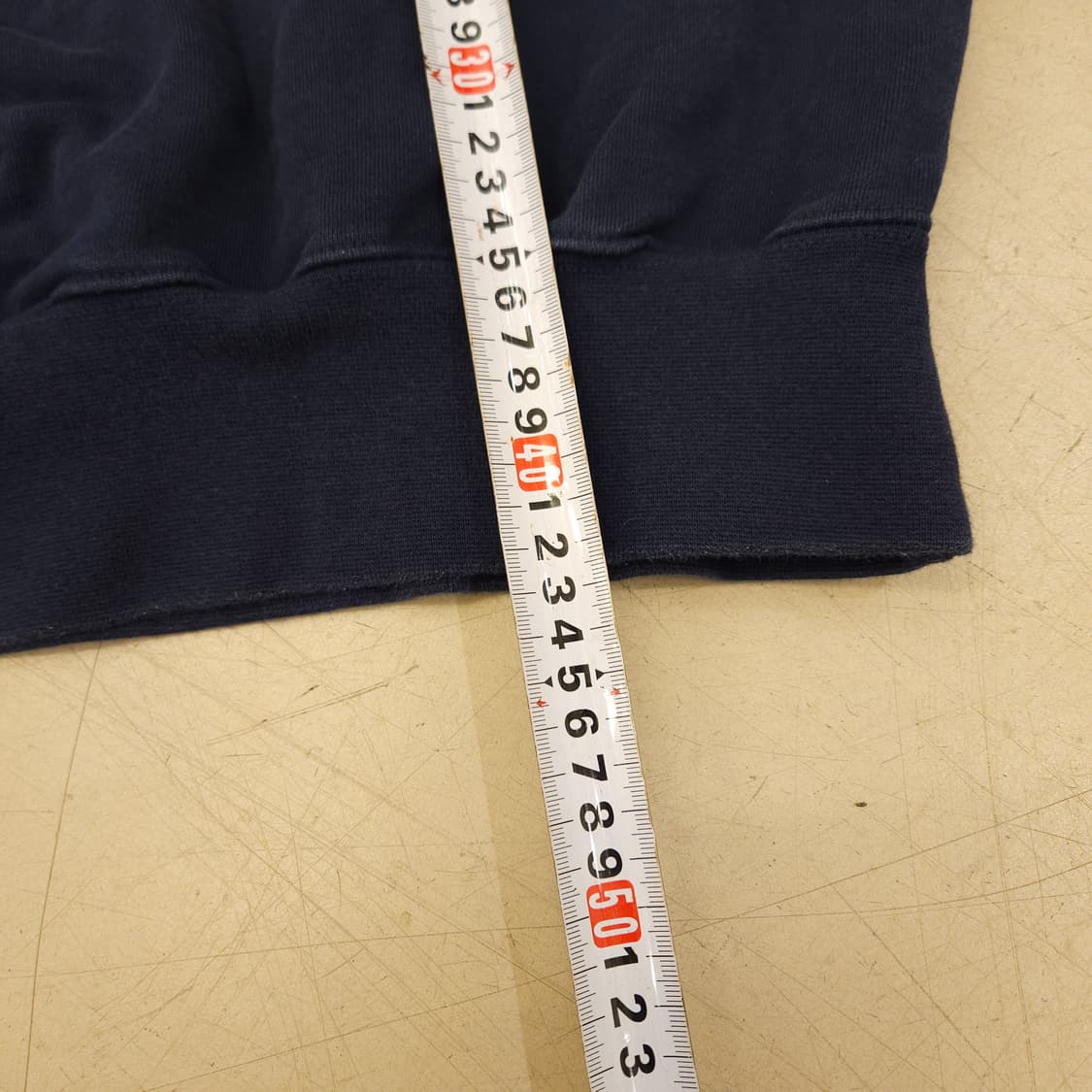 마리떼프랑소와저버 네이비 크롭 반집업 맨투맨 상품이미지5