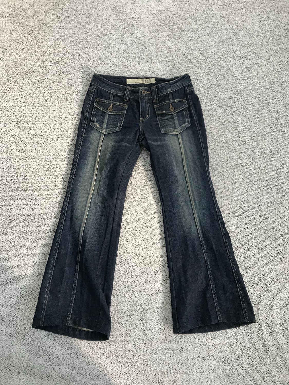 로우라이즈 데님 부츠컷팬츠 상품이미지6