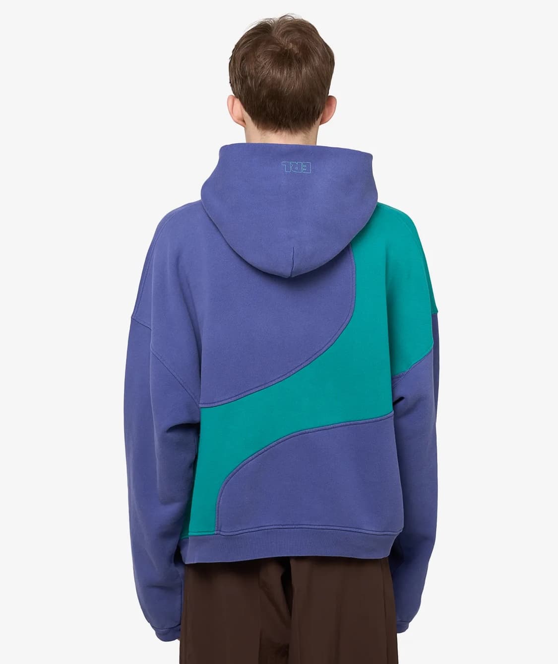 [M,L]이알엘 ERL 25fw 웨이브 후드티/블루 상품이미지4