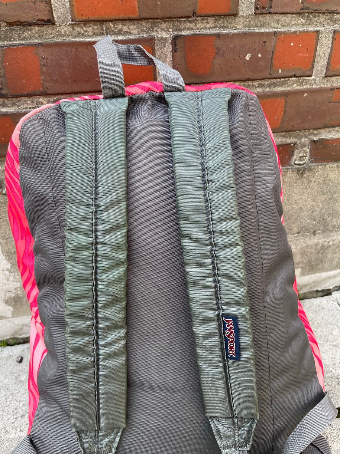 Jansport 잔스포츠 핑크 지브라 백팩 상품이미지9