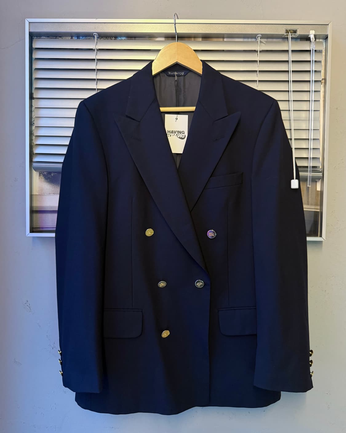 Burberrys 90s USA 금장 블레이저 상품이미지1