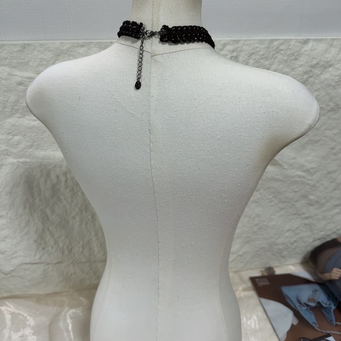 빈티지 So 스웨이드 브레이드 쿠바체인 목걸이 상품이미지3