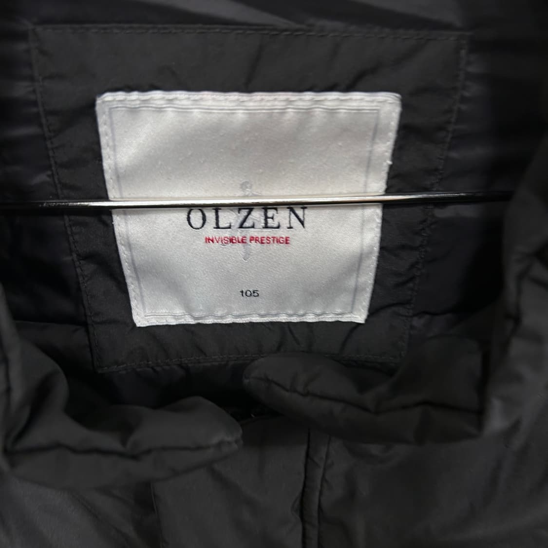 올젠 덕다운 무광 나일론 차이나카라 경중량 패딩 상품이미지3