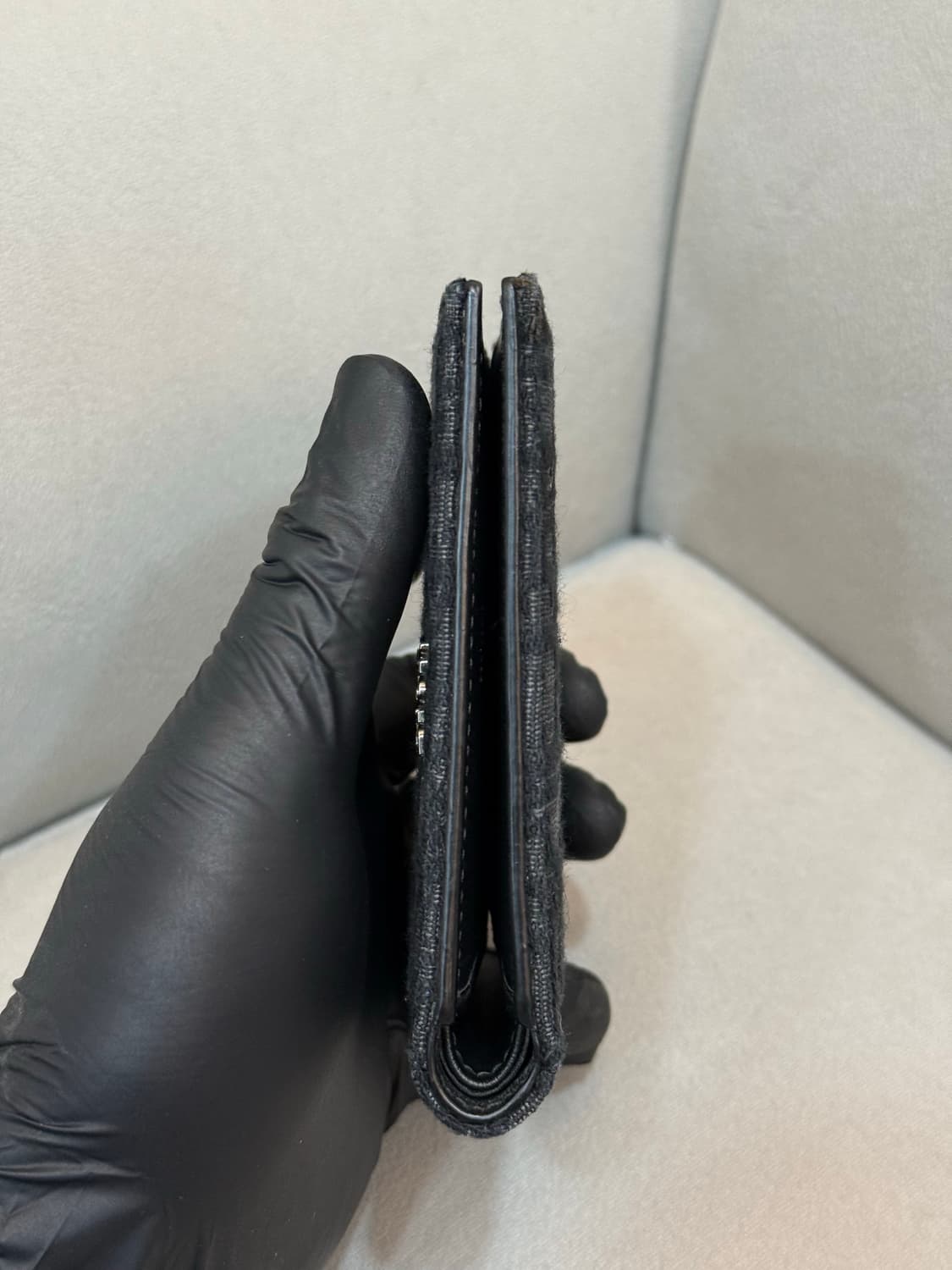 디올 오블리크 반지갑 블랙 상품이미지6