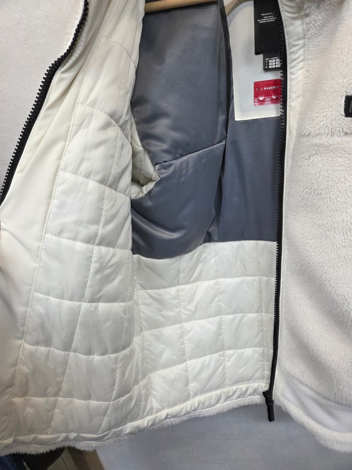 데상트 히트나비 슈퍼 플리스자켓 xl 상품이미지6