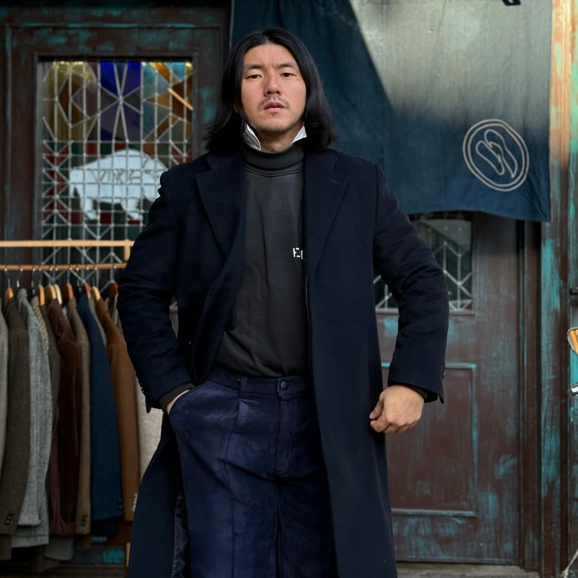 Bruno Bocell 울 블랜드 싱글코트 95 상품이미지7