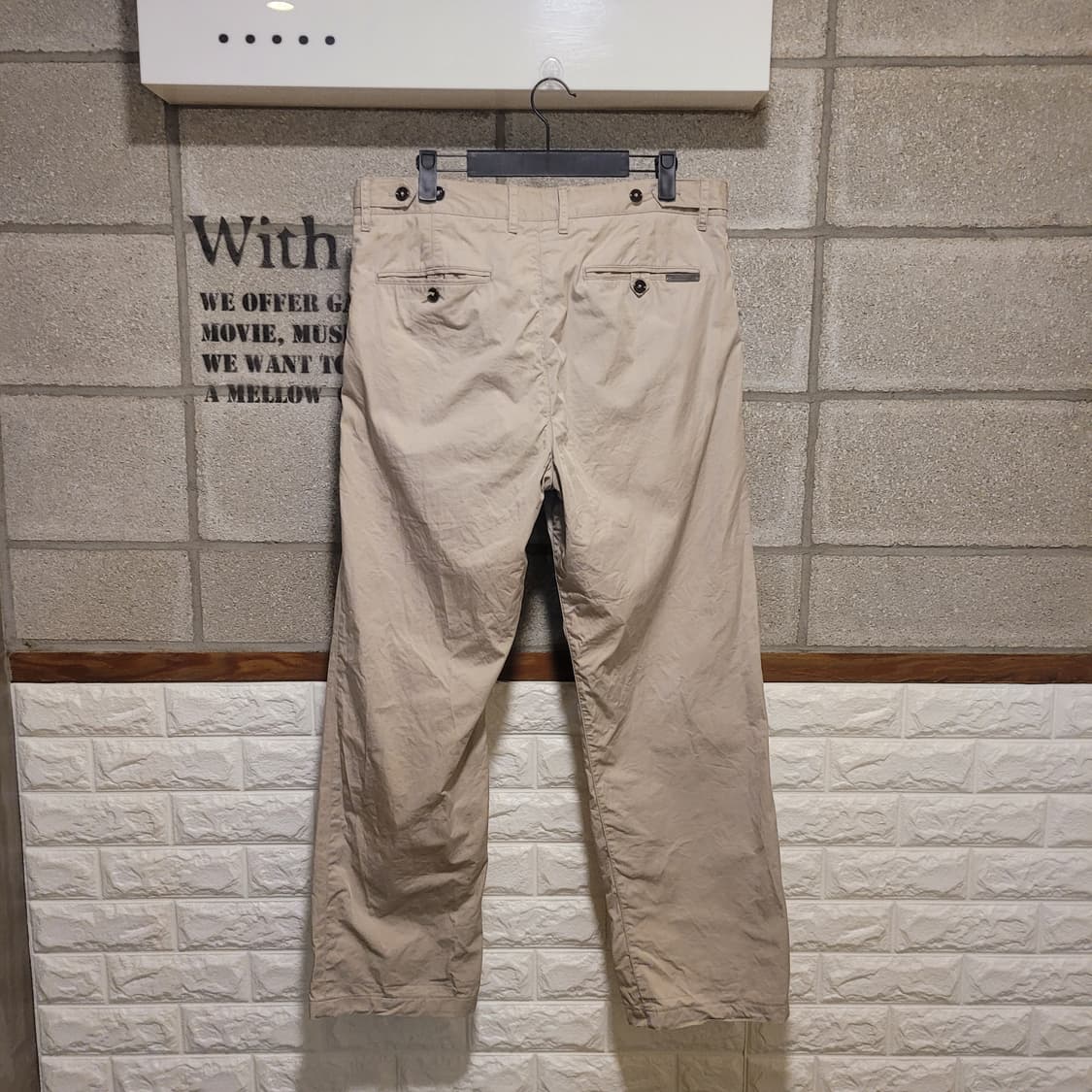 버버리 런던 코튼 팬츠 34 상품이미지2