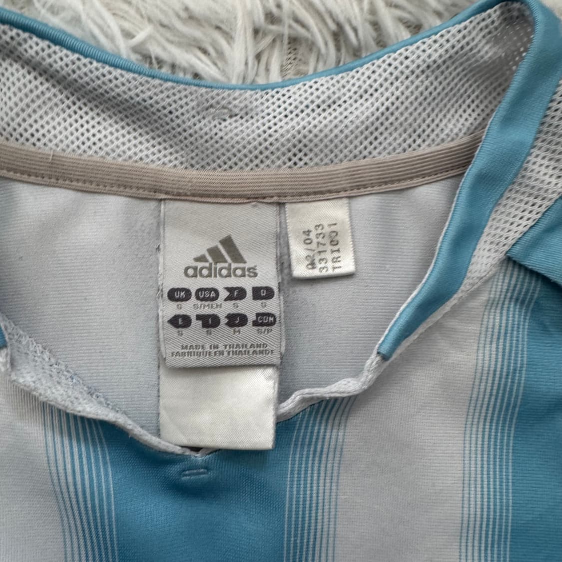 ADIDAS 일본빈티지 아르헨티나 축구 유니폼 축구반팔 아르헨티나유니폼 상품이미지4
