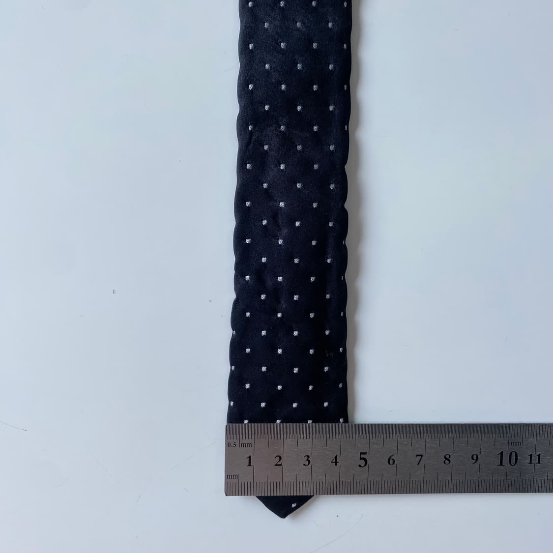신형 돌체 앤 가바나 (D&G) 슬림 정품 블랙넥타이 4.2cm 상품이미지8