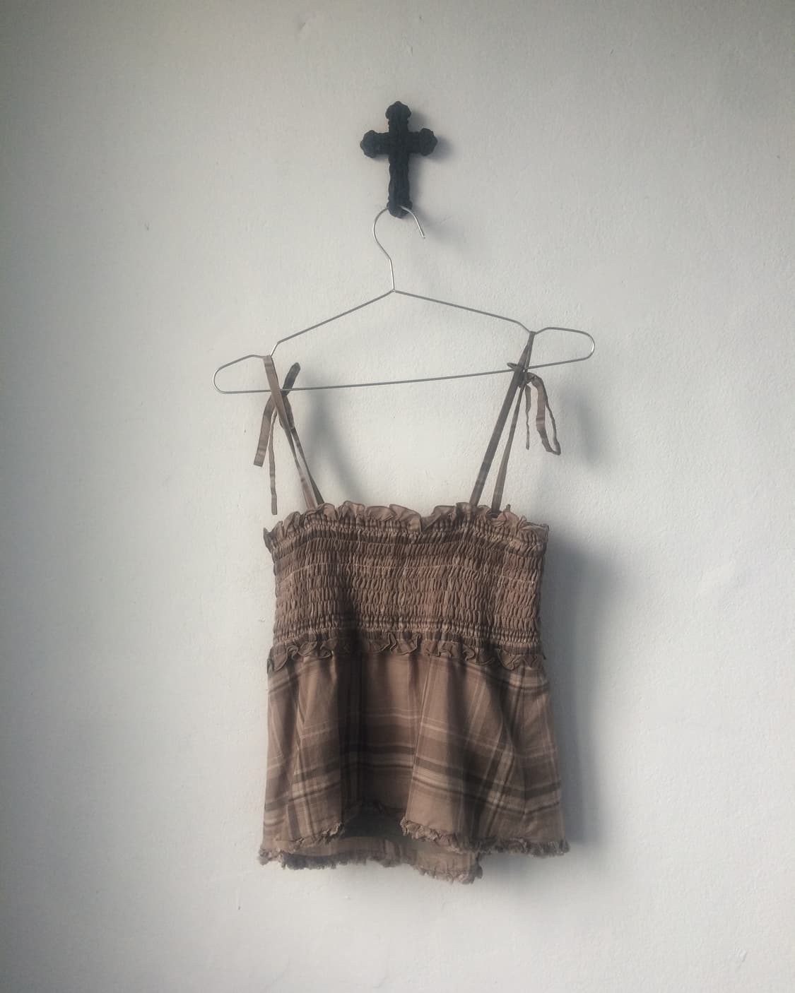 Check pattern sleeveless 상품이미지3