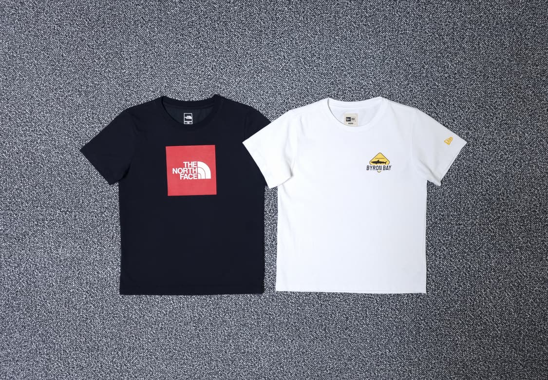 [무료배송][130]노스페이스/뉴에라 키즈 반팔티 일괄판매 상품이미지1