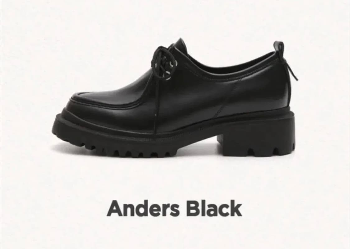 마크모크 anders black 235 콜프 청키 더비 로퍼 4cm 상품이미지1