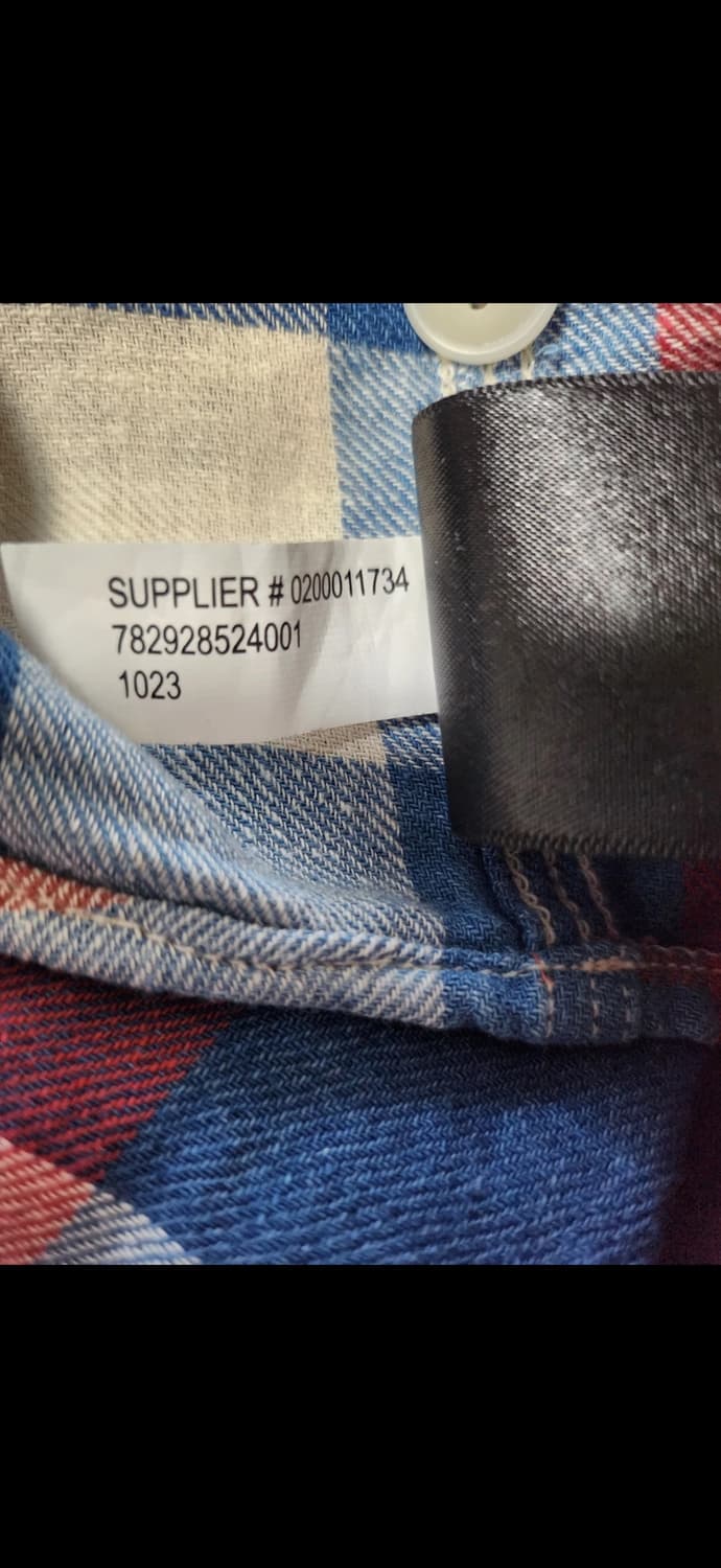 더블알엘[RRL] 플래드 셔츠 L판매합니다 상품이미지4