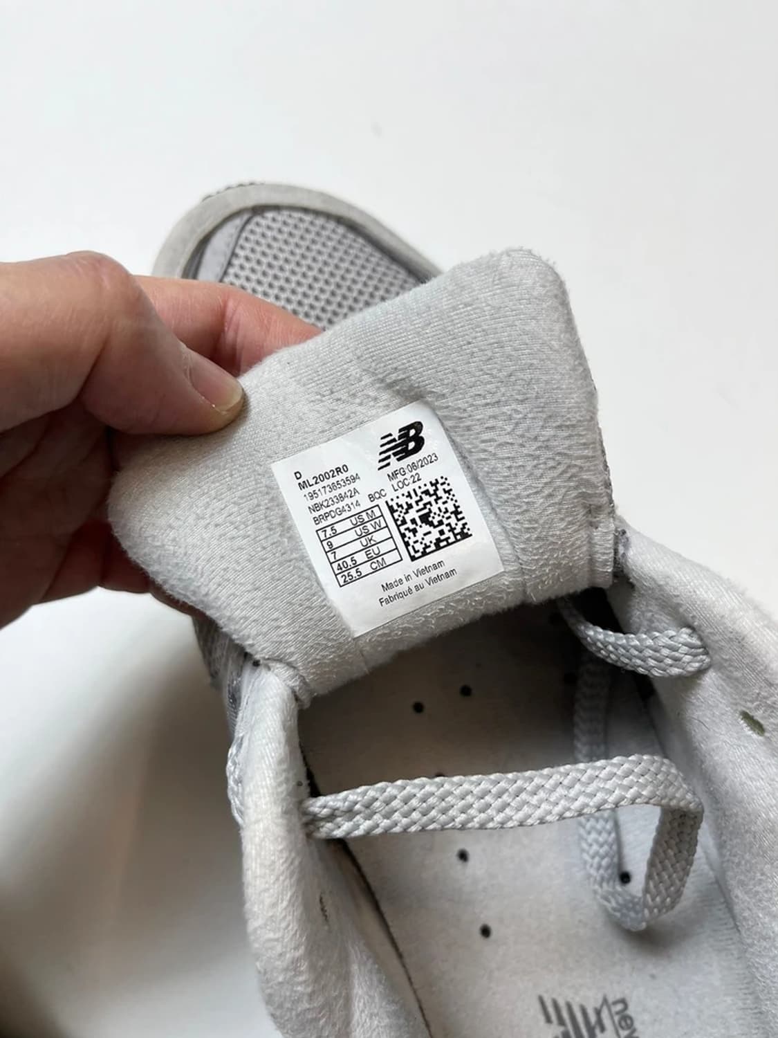 뉴발란스 2002R 그레이 운동화 Q1394 상품이미지9