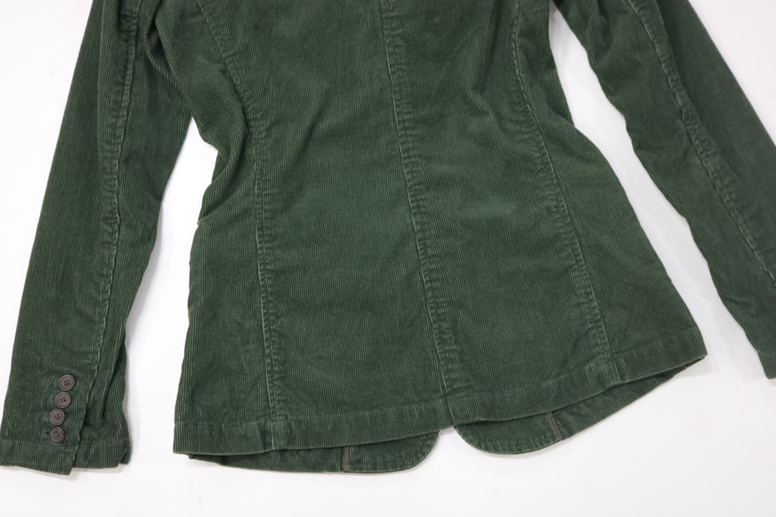 Racy Jeans 빈티지 딥그린 코듀로이 테일러드 자켓 (S) 상품이미지8