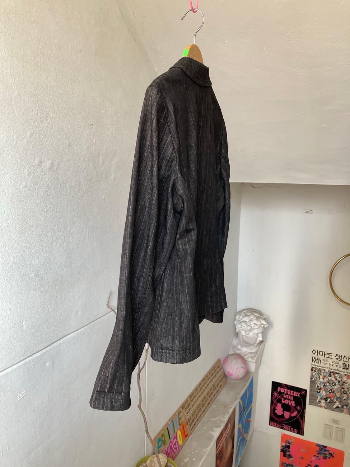 빈티지 에스닉 스트라이프 반짝이 자켓 상품이미지7