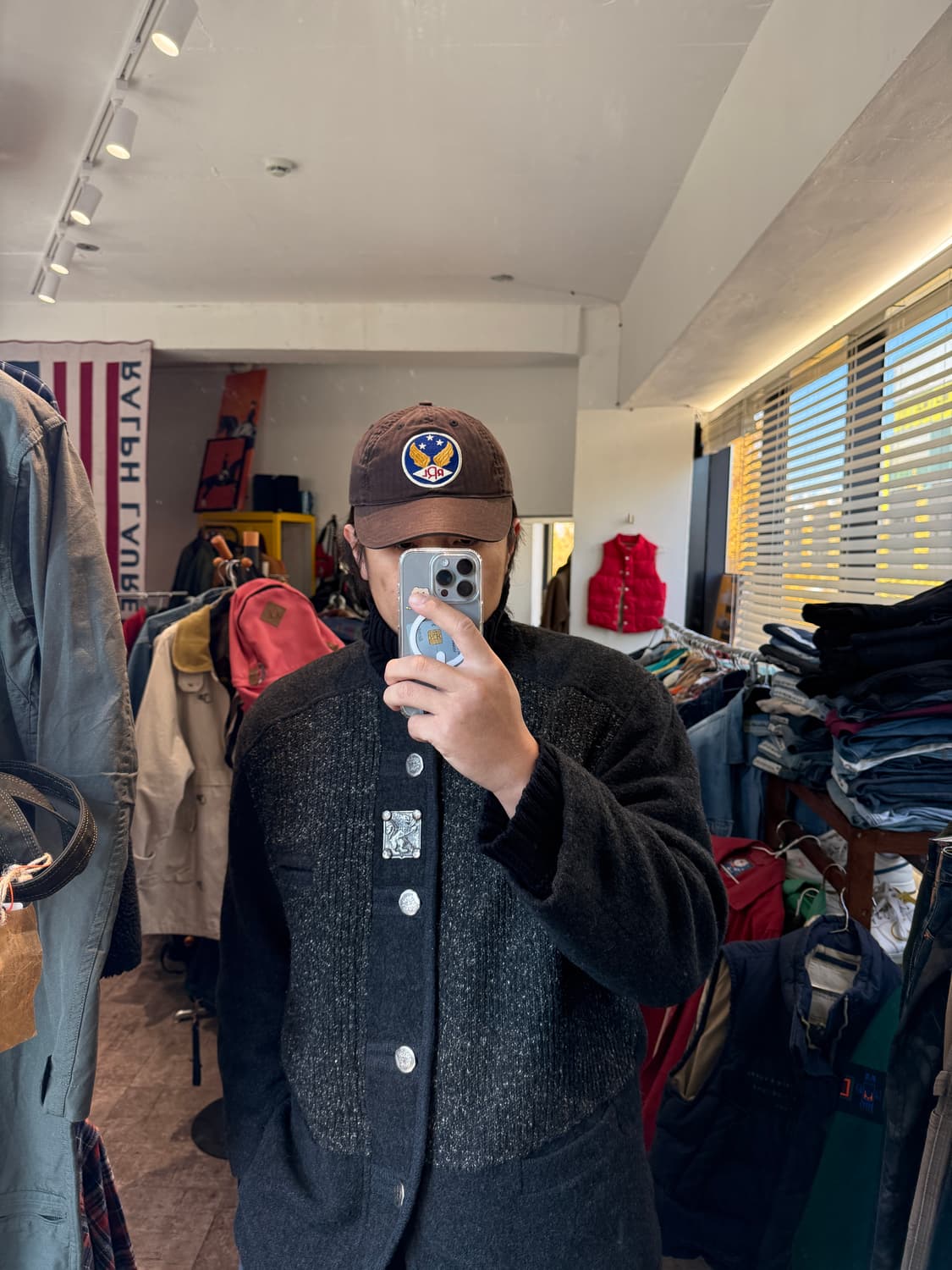 RRL 러스틱 브라운 윙로고 트윌 볼캡 상품이미지7