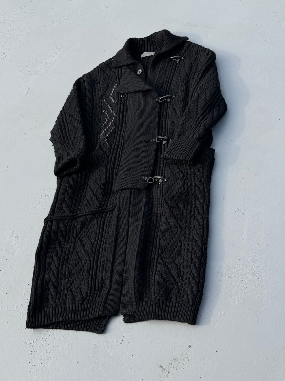 19AW Yohji Yamamoto Pour Homme Knit Coat 상품이미지2