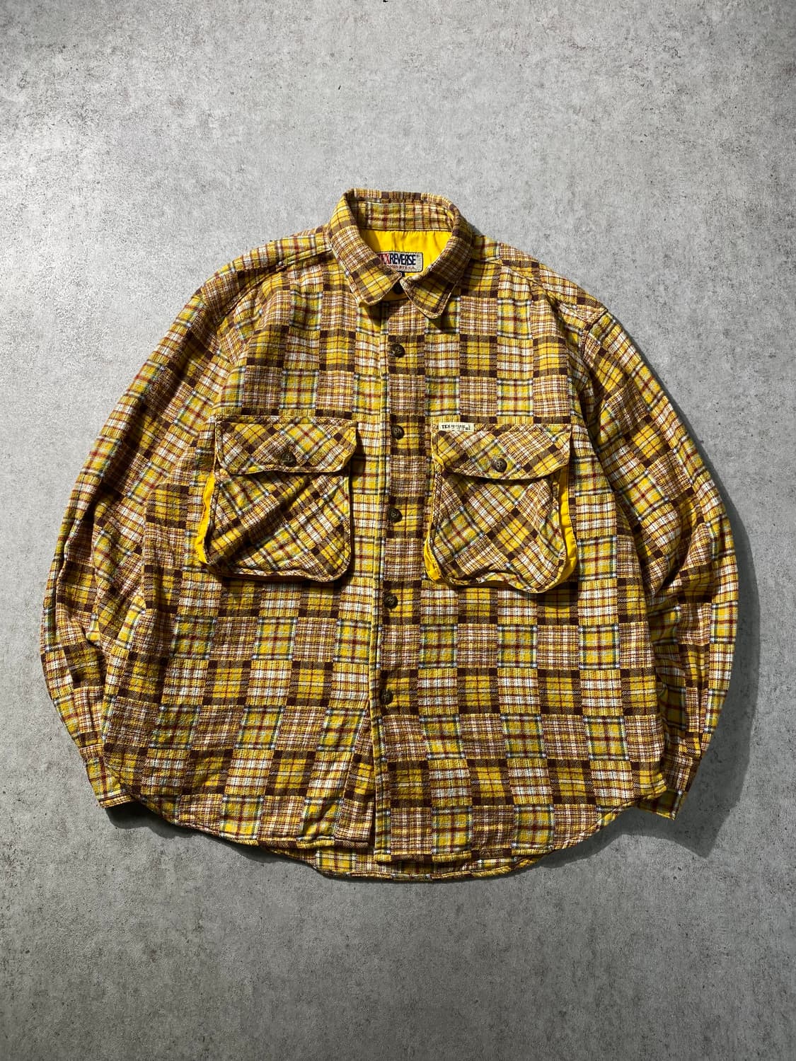 [100] 90s TEX REVERSE USA 빈티지 체크 셔츠 상품이미지1
