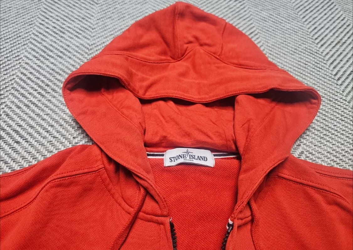 스톤아일랜드 후드집업 레드 (M-L)  상품이미지2