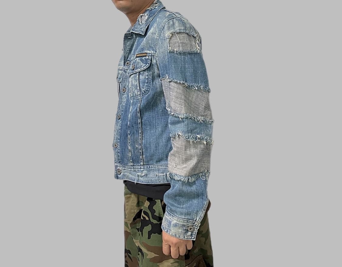 돌체앤가바나 디스트로이드 오버핏 데님자켓 상품이미지2
