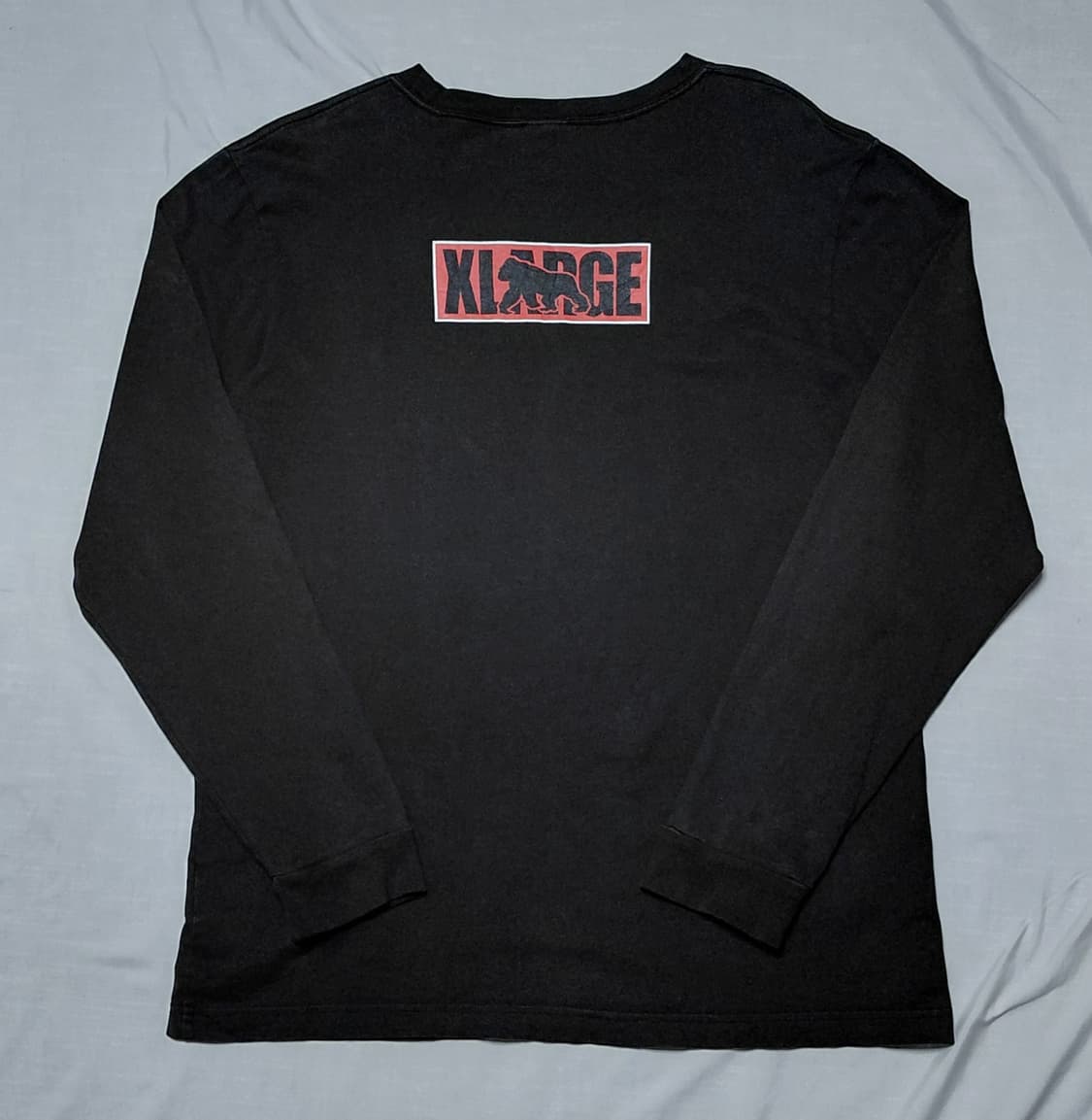 [M] X-LARGE 고릴라 펑크 & 빅 로고 롱슬리브 (블랙) 상품이미지6