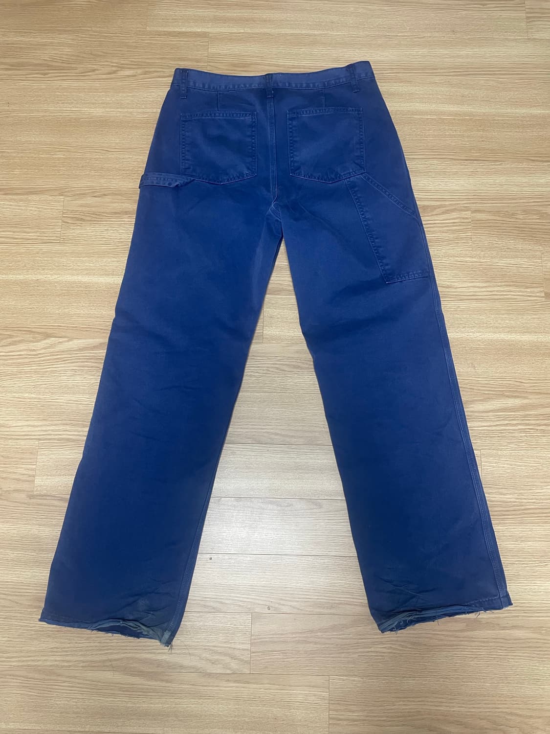[M] A.TA CUT OFF CARPENTER PANTS (BLUE) 상품이미지4