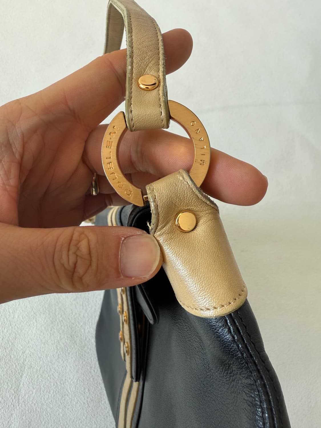 Pre owned 레더 숄더백 상품이미지6