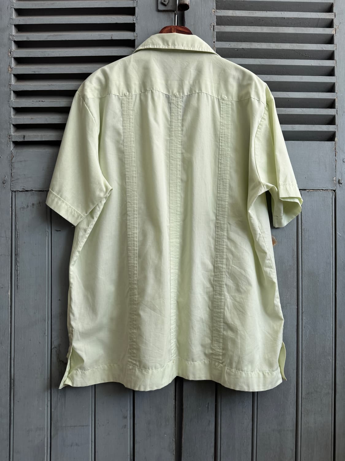 [XL]90's 빈티지 애플그린 구아야베라 셔츠 상품이미지7