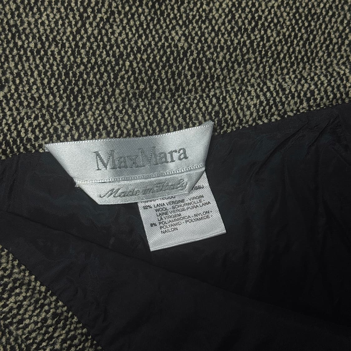 막스마라 벨티드 트위드 울 자켓 스커트 투피스 set 상품이미지8