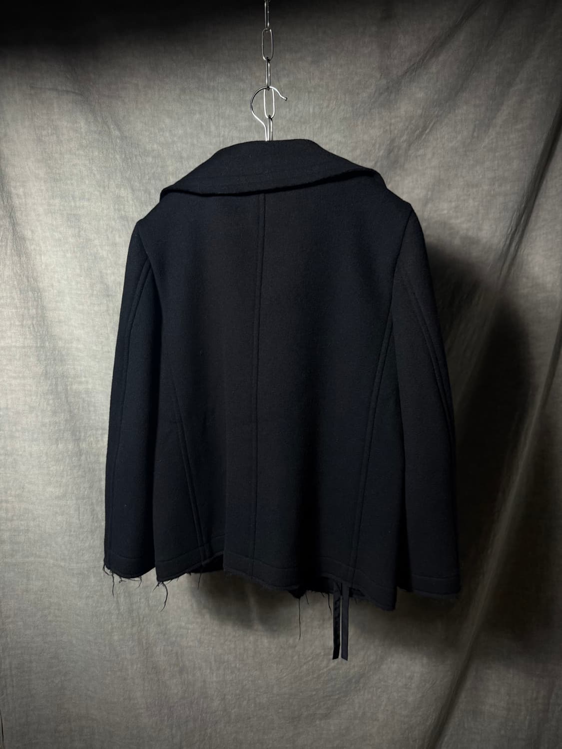 요지야마모토 뿌르옴므 울 숏 코트 상품이미지8