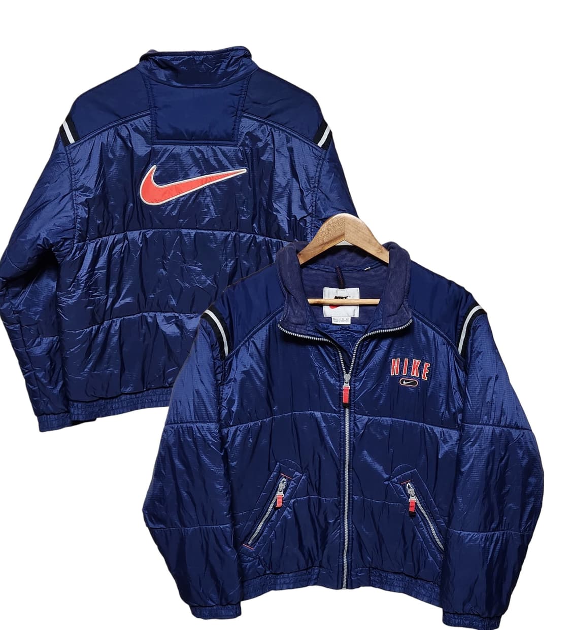 나이키 빅로고 올드르쿨 90s 숏 패딩 점퍼 자켓 상품이미지1