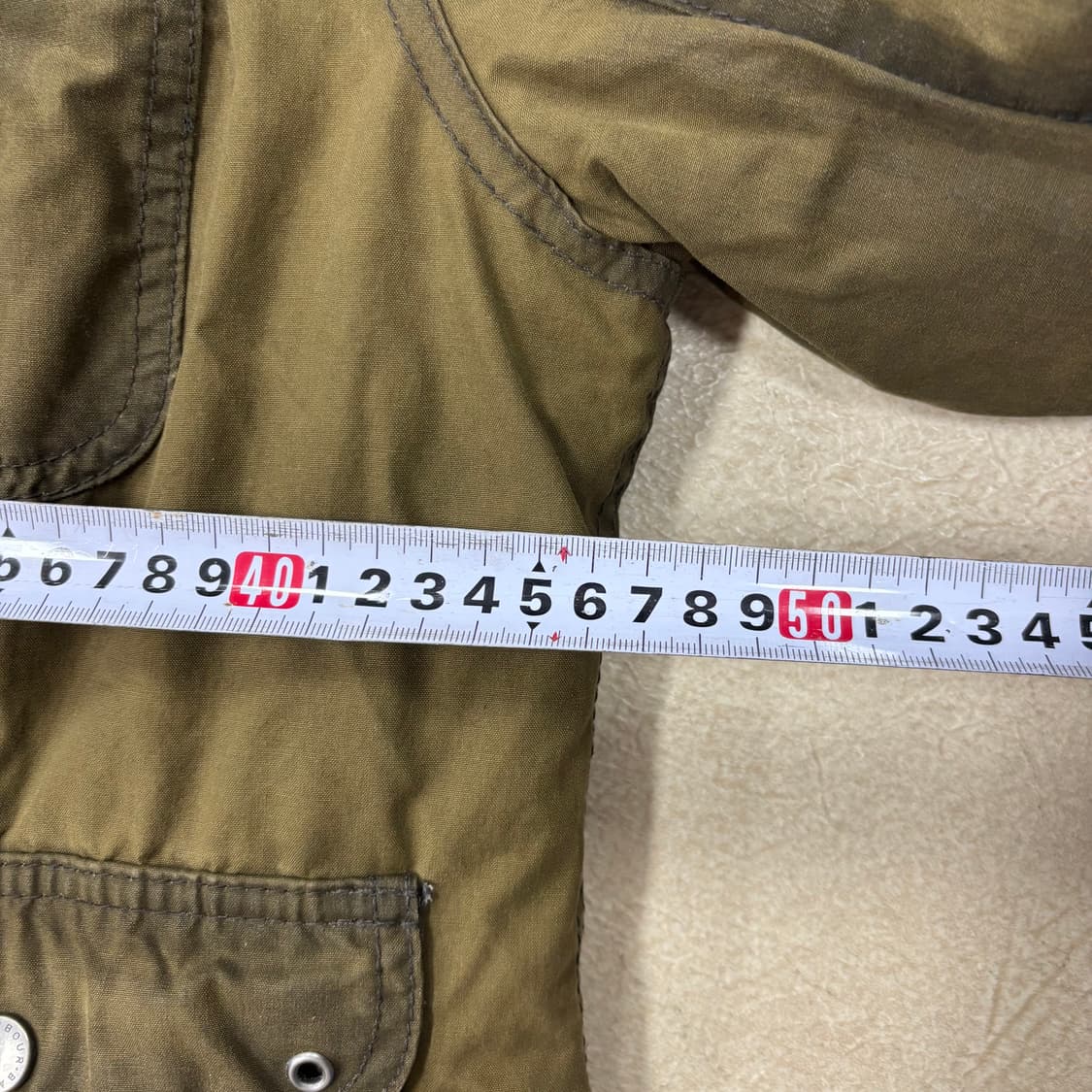바버 올리브 포켓 왁스 자켓 상품이미지6