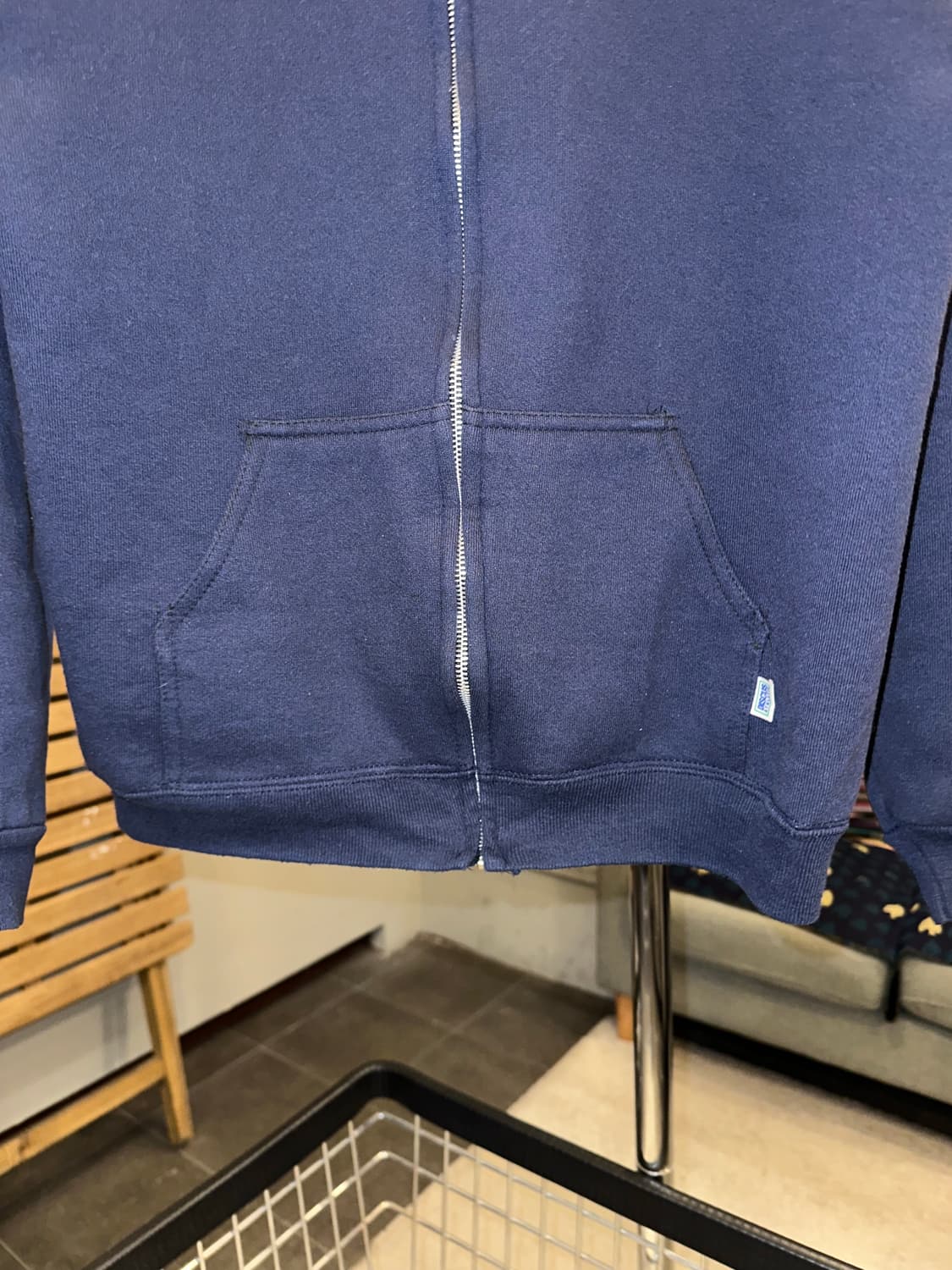 90’s Discus Athletic plain navy hood zip 상품이미지6