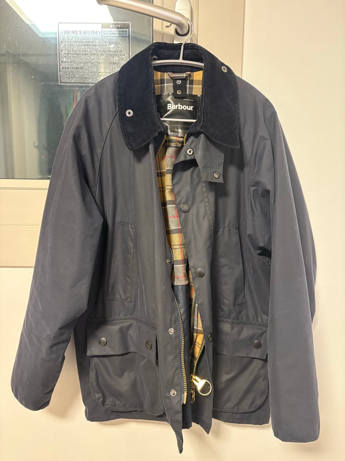 바버 비데일 네이비 40 상품이미지2