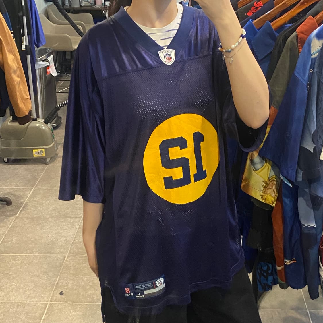 [NO.9] NFL 풋볼 져지 반팔티 네이비 상품이미지2