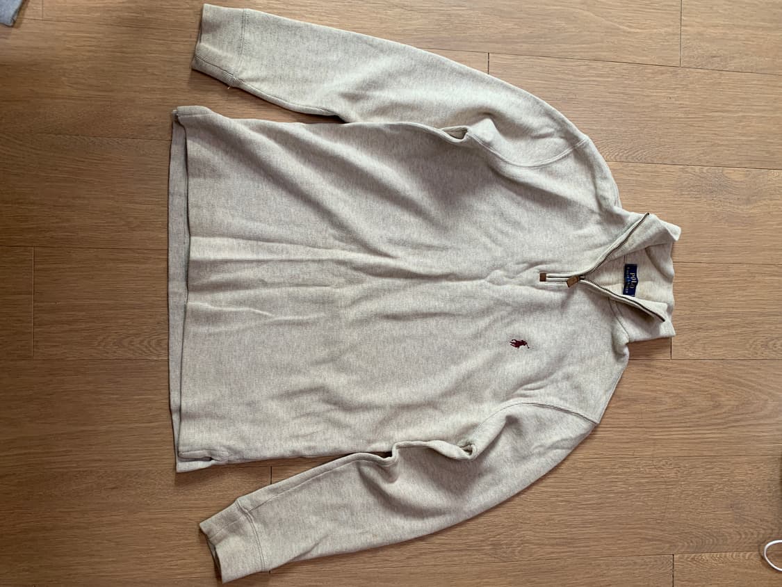 폴로 랄프로렌 반집업 니트 하프집업 sp사이즈 베이지 컬러 상품이미지1