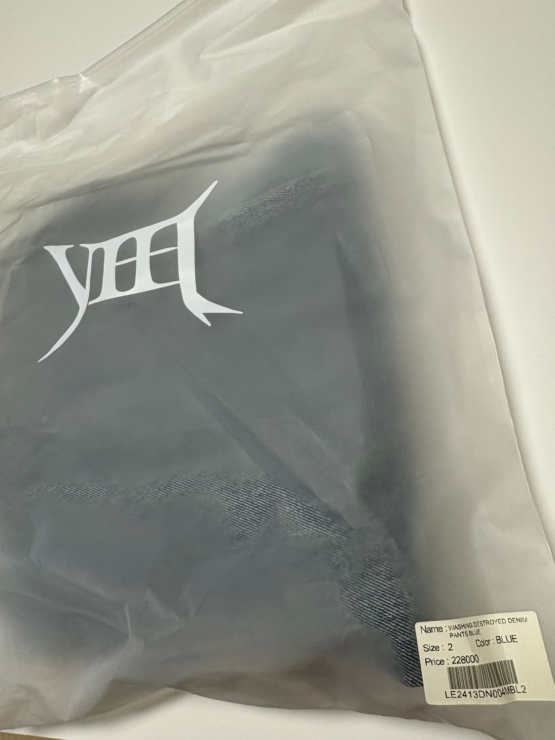 yeel 와이이이엘 데님 팬츠 상품이미지4