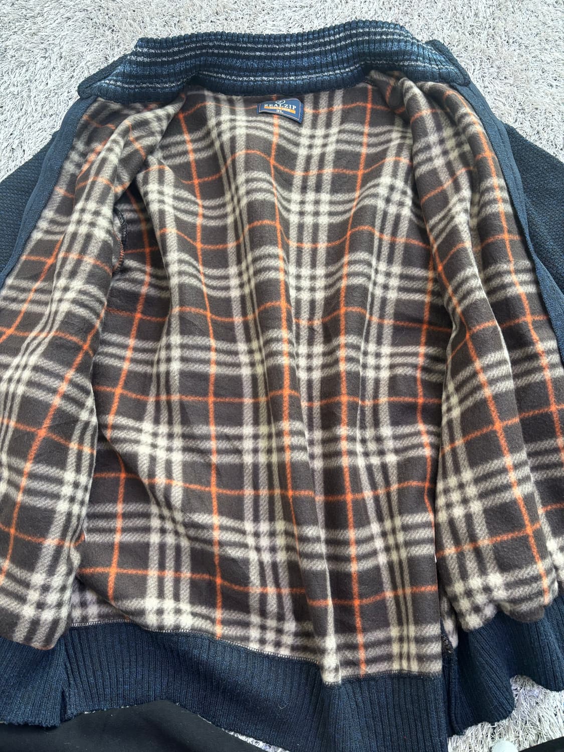 일본판 ZEALZIP 집업니트 사이즈 105-110 상품이미지7