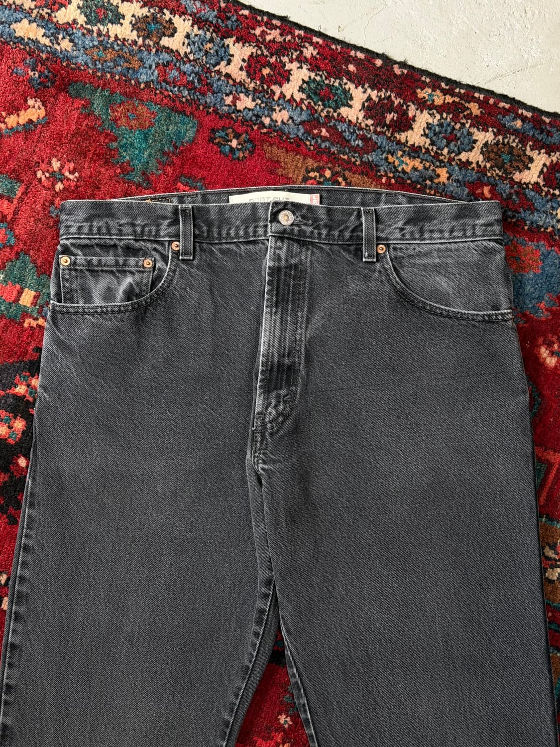 00's 빈티지 리바이스 517 블랙 부츠컷 리바이스 플레어진 상품이미지6