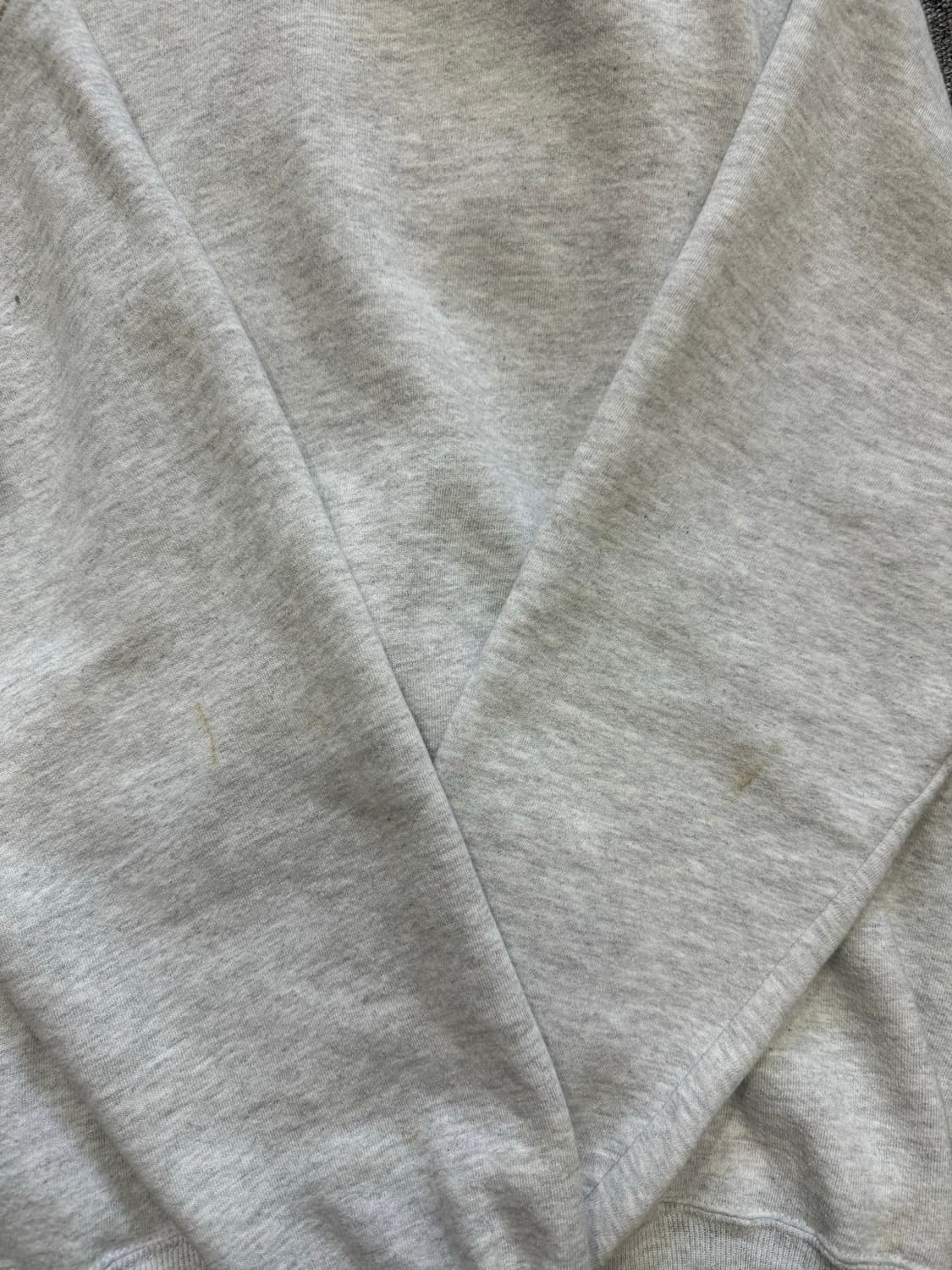 90s USA 빈티지 러셀 후드집업 라이트 그레이 XL 상품이미지7