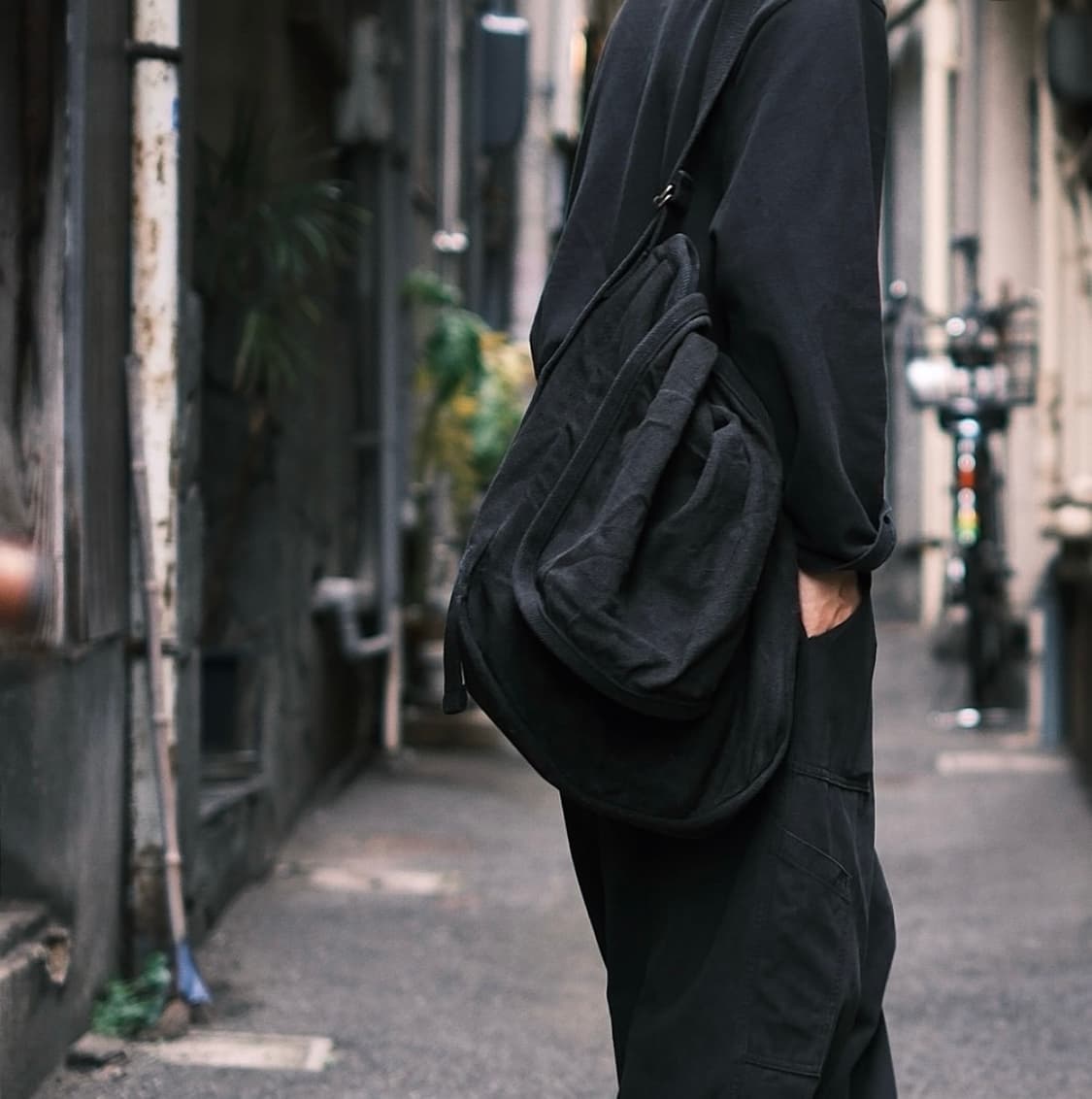 코모리 comoli 햄프덕 숄더백 상품이미지4