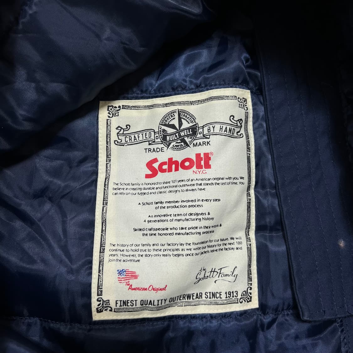 쇼트 USA 밀리터리 N3B 개파카 야상점퍼 [네이비] S/90 상품이미지8