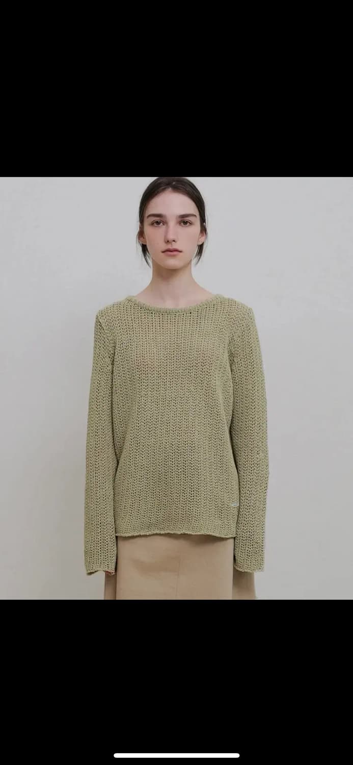 앤니즈 Hay loose knit (olive) 상품이미지2