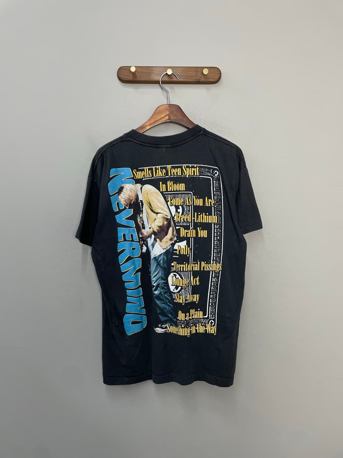 빈티지 너바나 밴드 프린팅 반팔 H2442 상품이미지4