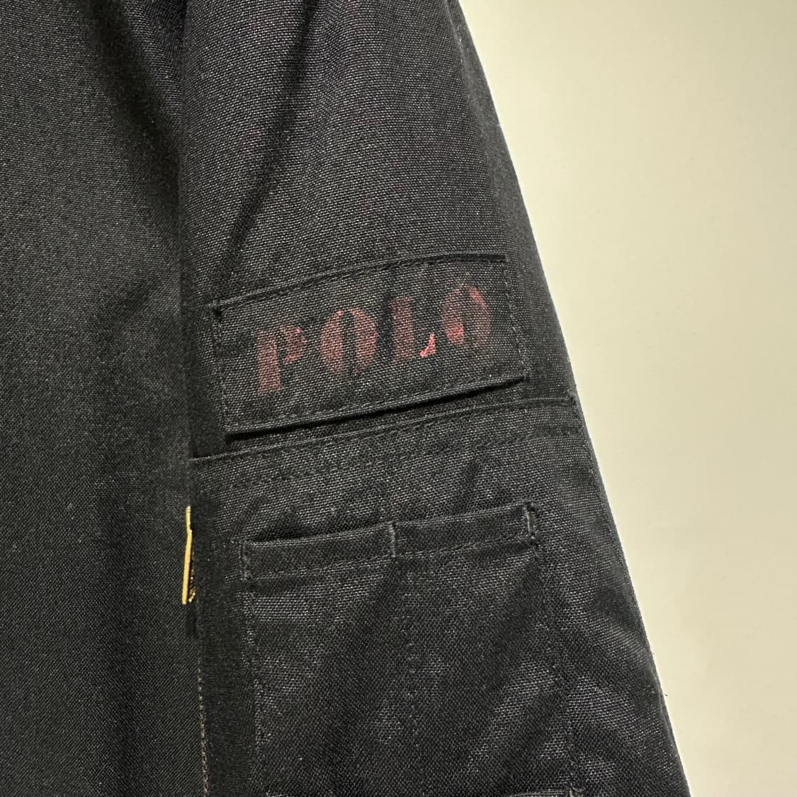 90‘s 폴로 스텐실 로고패치 ma-1 상품이미지2