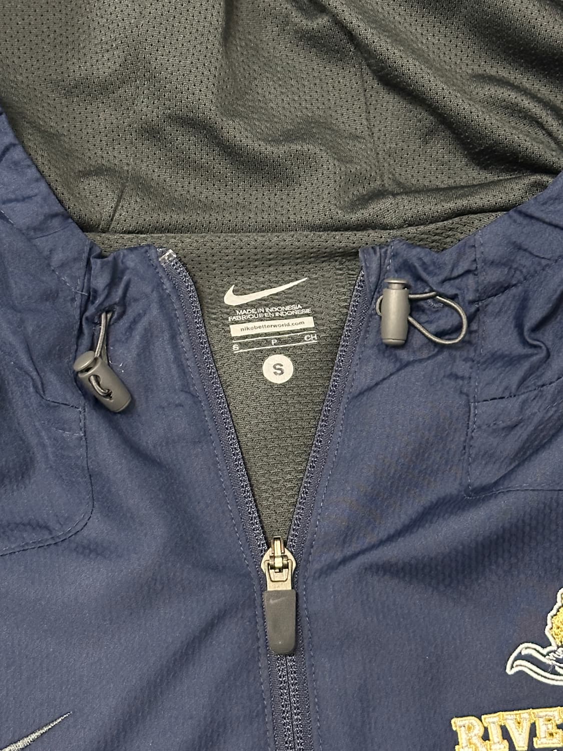 나이키 아노락 반집업 바람막이 자켓 네이비 S 상품이미지4
